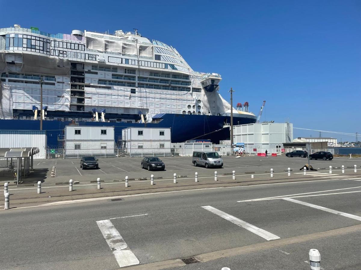Studio Cosy Avec Terrasse, Proche Chantiers Et Airbus Saint-Nazaire  Dış mekan fotoğraf